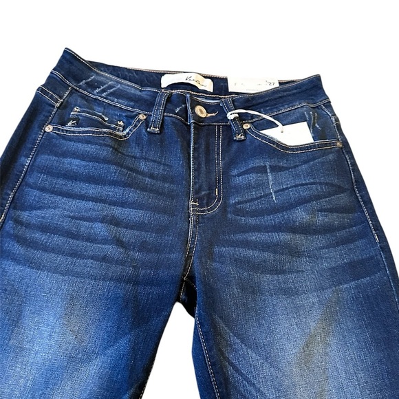 KanCan Mid Rise Super Skinny Dark Wash Jean 7/27 - Picture 3 of 8